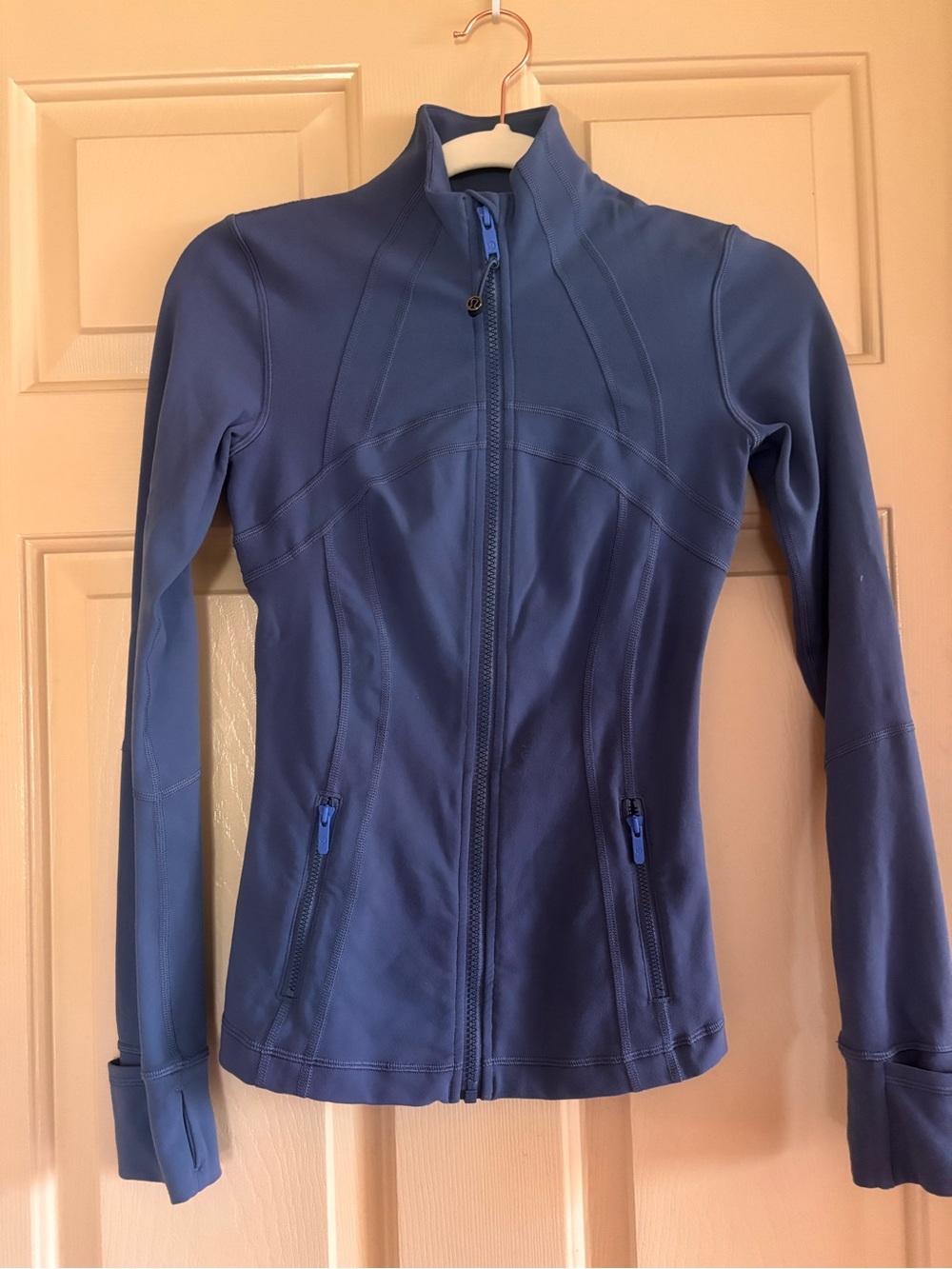 lululemon athletica Deep Blue Fitted Zip-Up Jacket